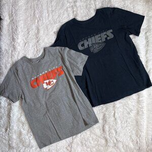 Lot of 2 Unisex Nike Kansas City KC Chiefs Short Sleeve Tshirts Size L